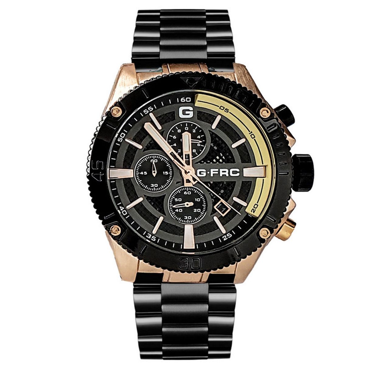 GFORCE - Reloj G-force Original H3840g Cronografo Acero + Estuche