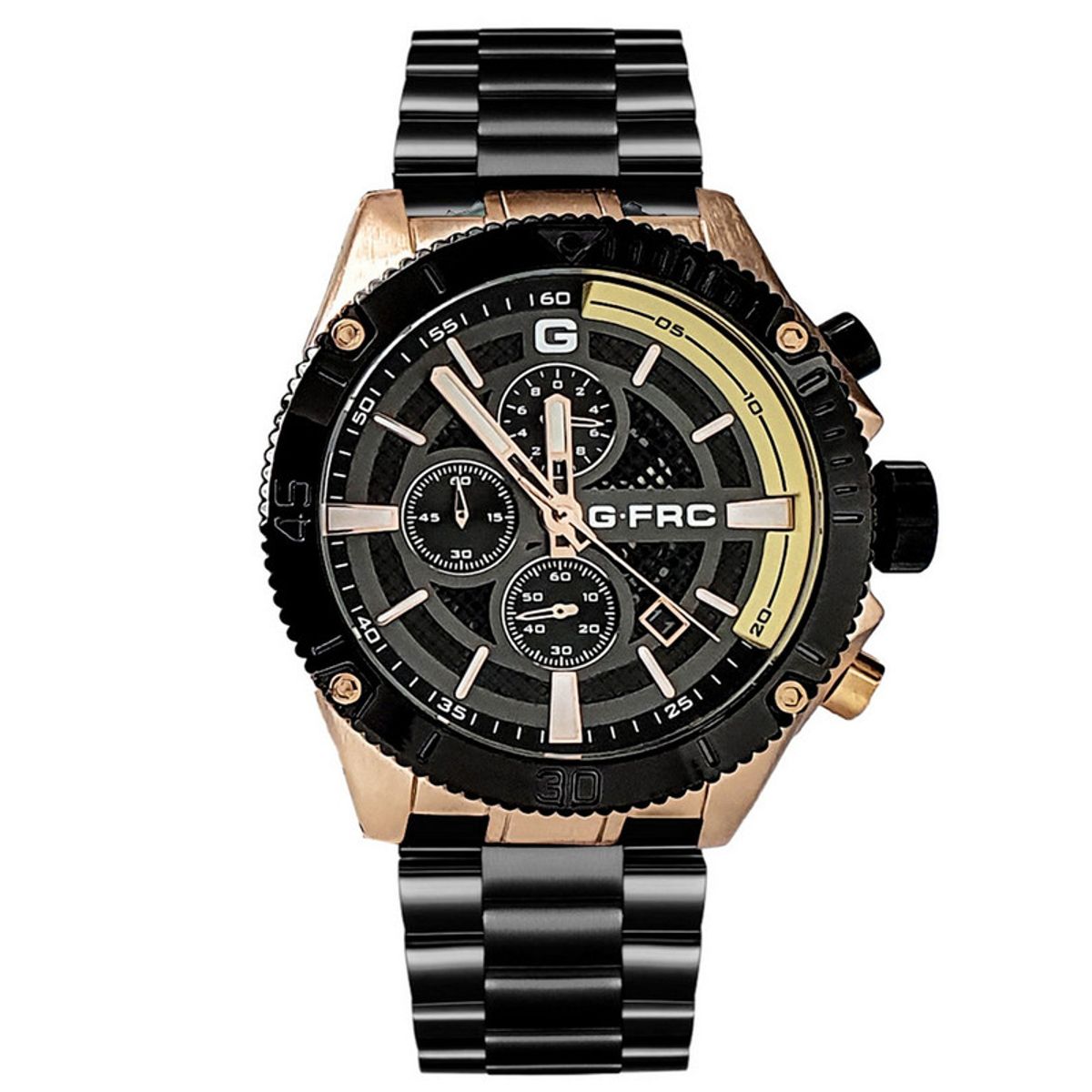GFORCE - Reloj G-force Original H3840g Cronografo Acero + Estuche