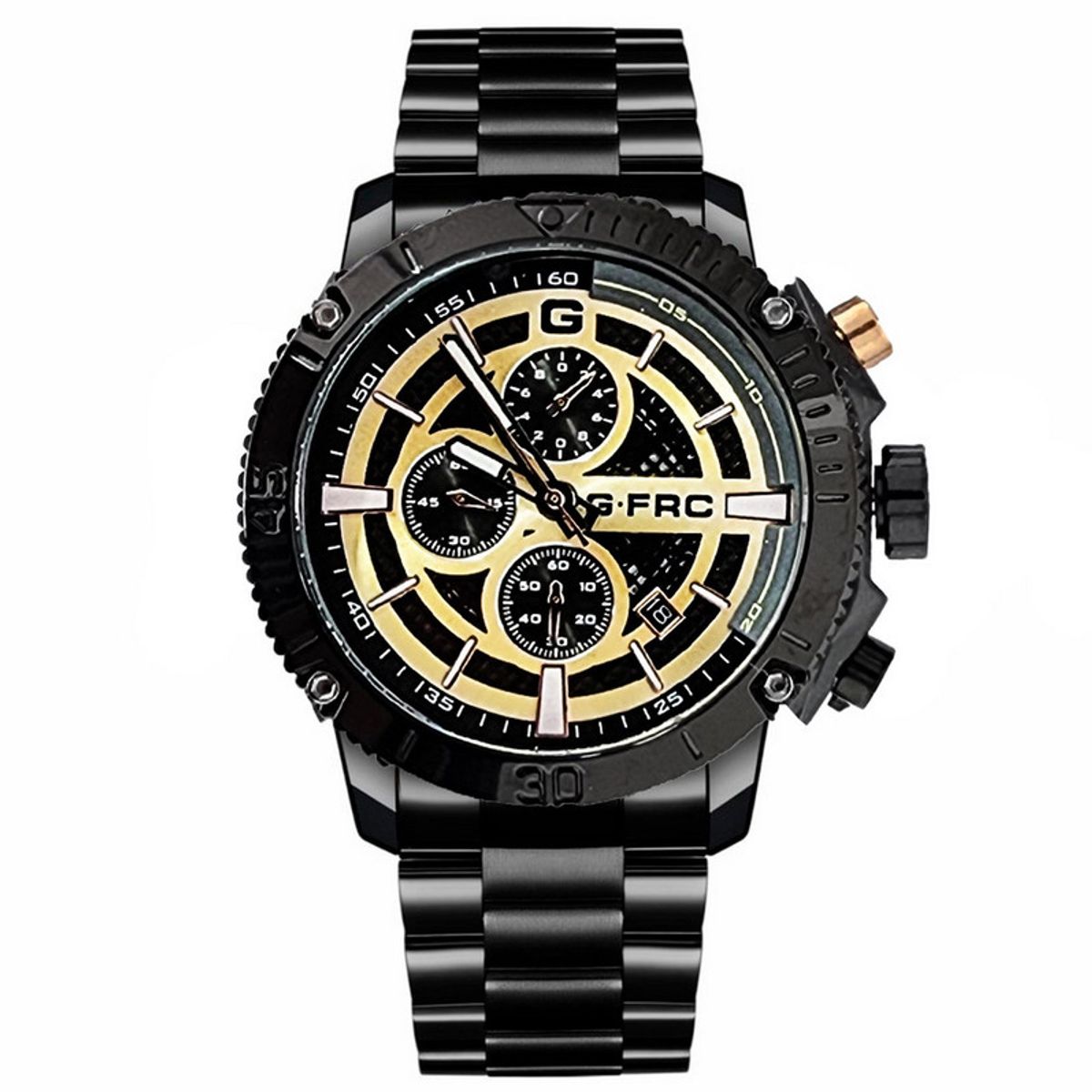 GFORCE - Reloj G-force Original H3840g Cronografo Acero + Estuche