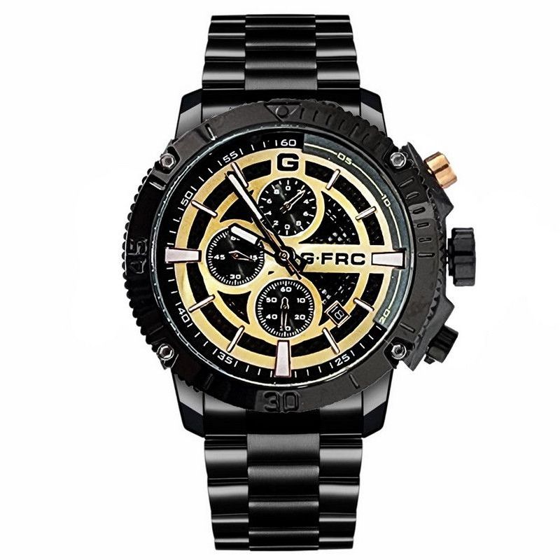 GFORCE - Reloj G-force Original H3840g Cronografo Acero + Estuche