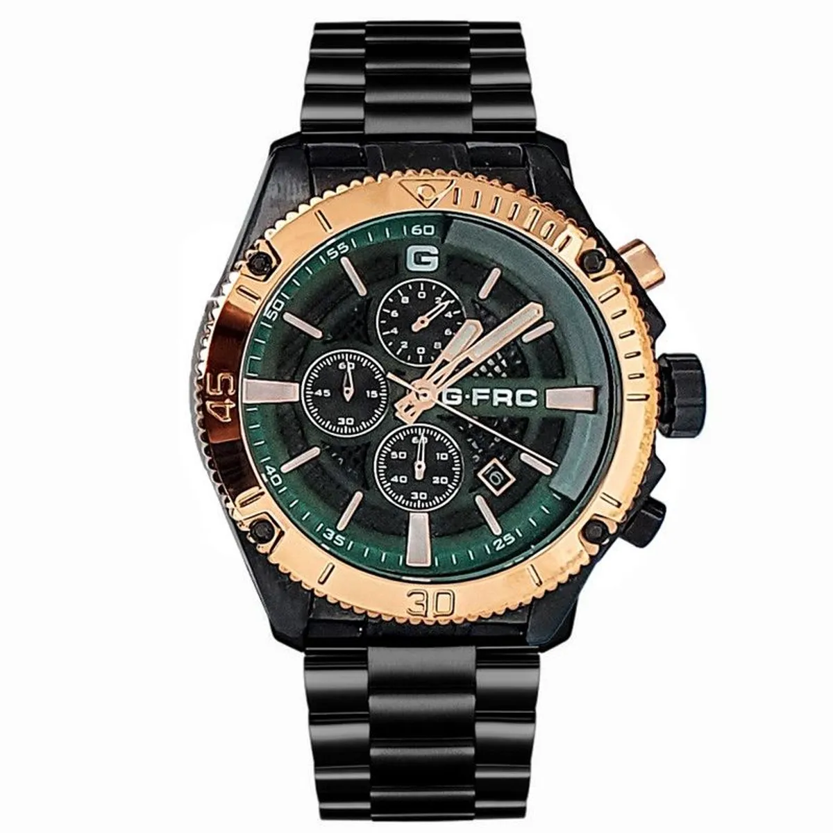 GFORCE - Reloj G-force Original H3840g Cronografo Acero + Estuche