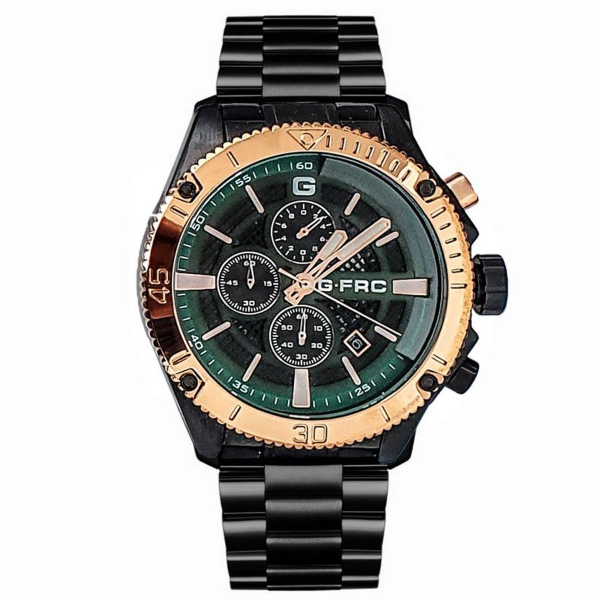 GFORCE - Reloj G-force Original H3840g Cronografo Acero + Estuche
