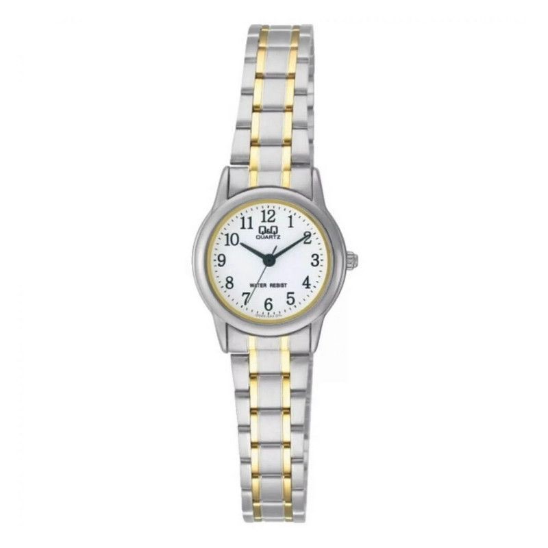 Q&Q - Reloj Q&q Qyq Q589j404y Casual Acero Mujer Dama + Estuche
