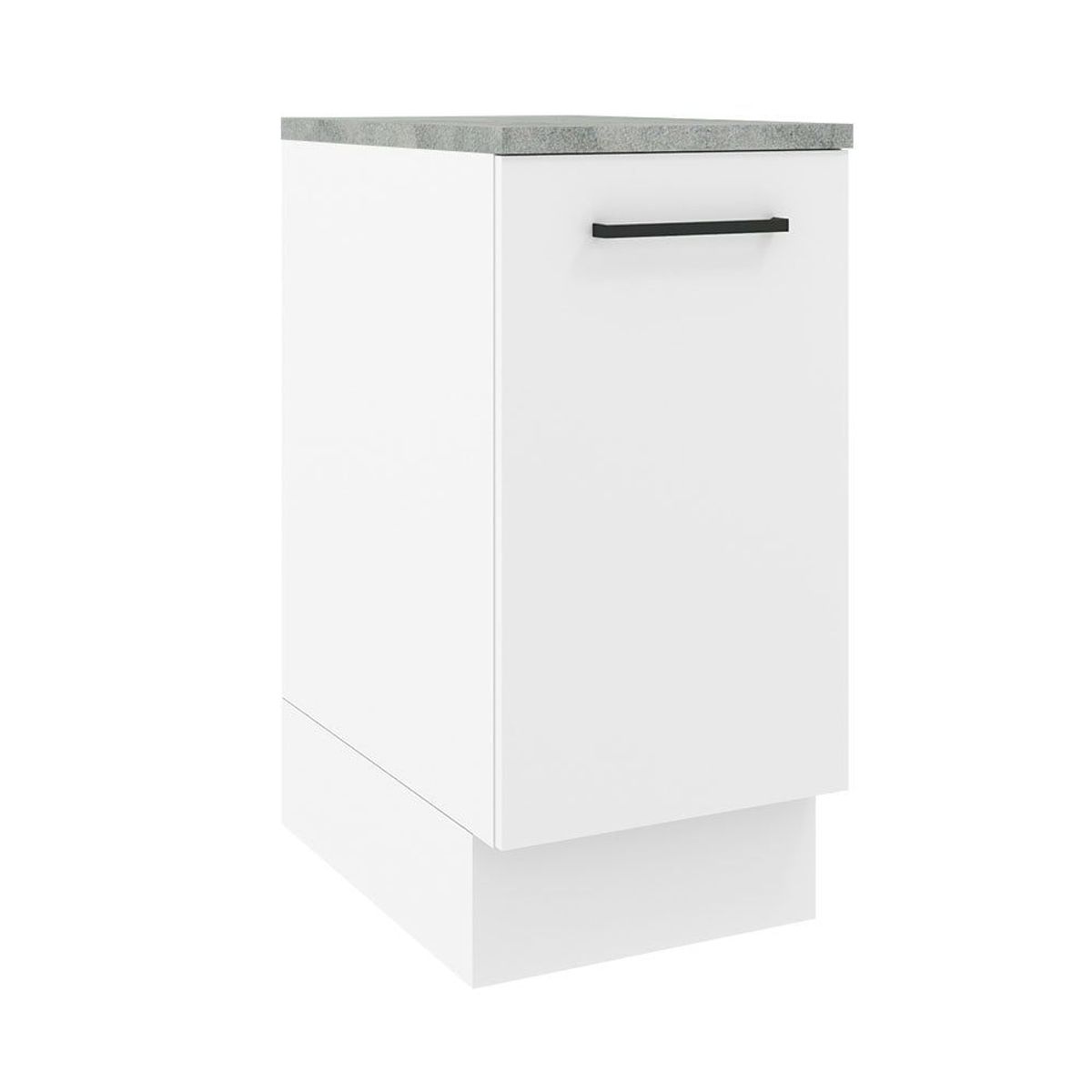 MADESA - Mueble de Cocina Bajo Agata 40 cm 1 Puerta Blanco