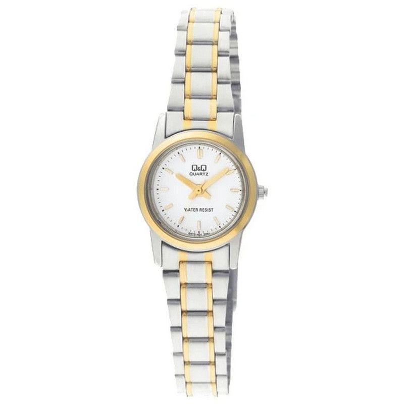 Q&Q - Reloj Q&q Qyq Q415401y Casual Acero Mujer Dama + Estuche