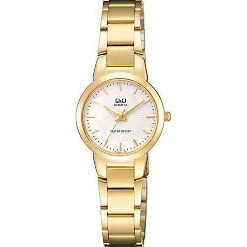 Q&Q - Reloj Q&q Qyq Qa43j001y Casual Acero Mujer Dama + Estuche
