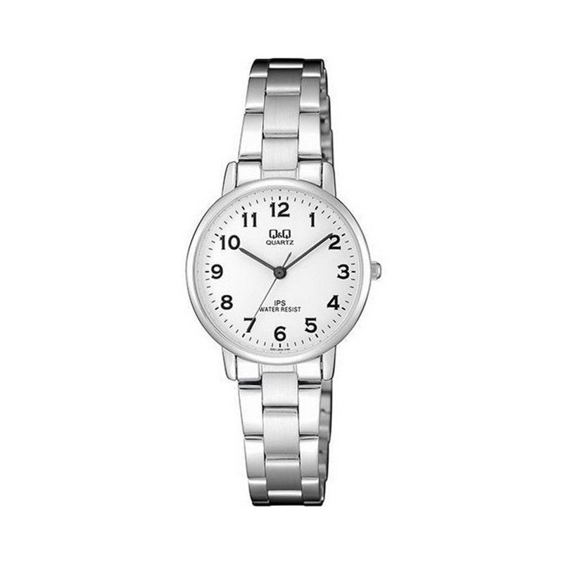 Q&Q - Reloj Q&q Qyq QZ01J2041Y  Casual Acero Mujer Dama + Estuche