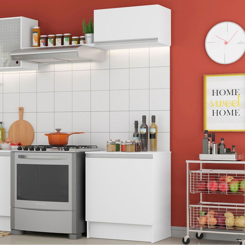 MADESA - Kit Mueble de Cocina Superior y Mueble Bajo Topazio 60 cm
