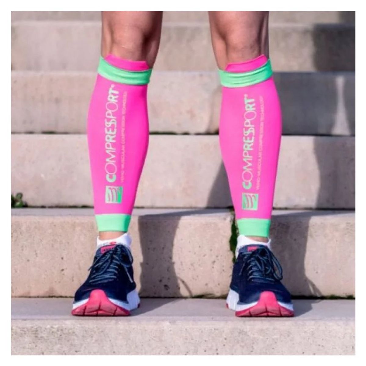 COMPRESSPORT - Pantorrillera Multisports Con Tecnología Seamless Compressport