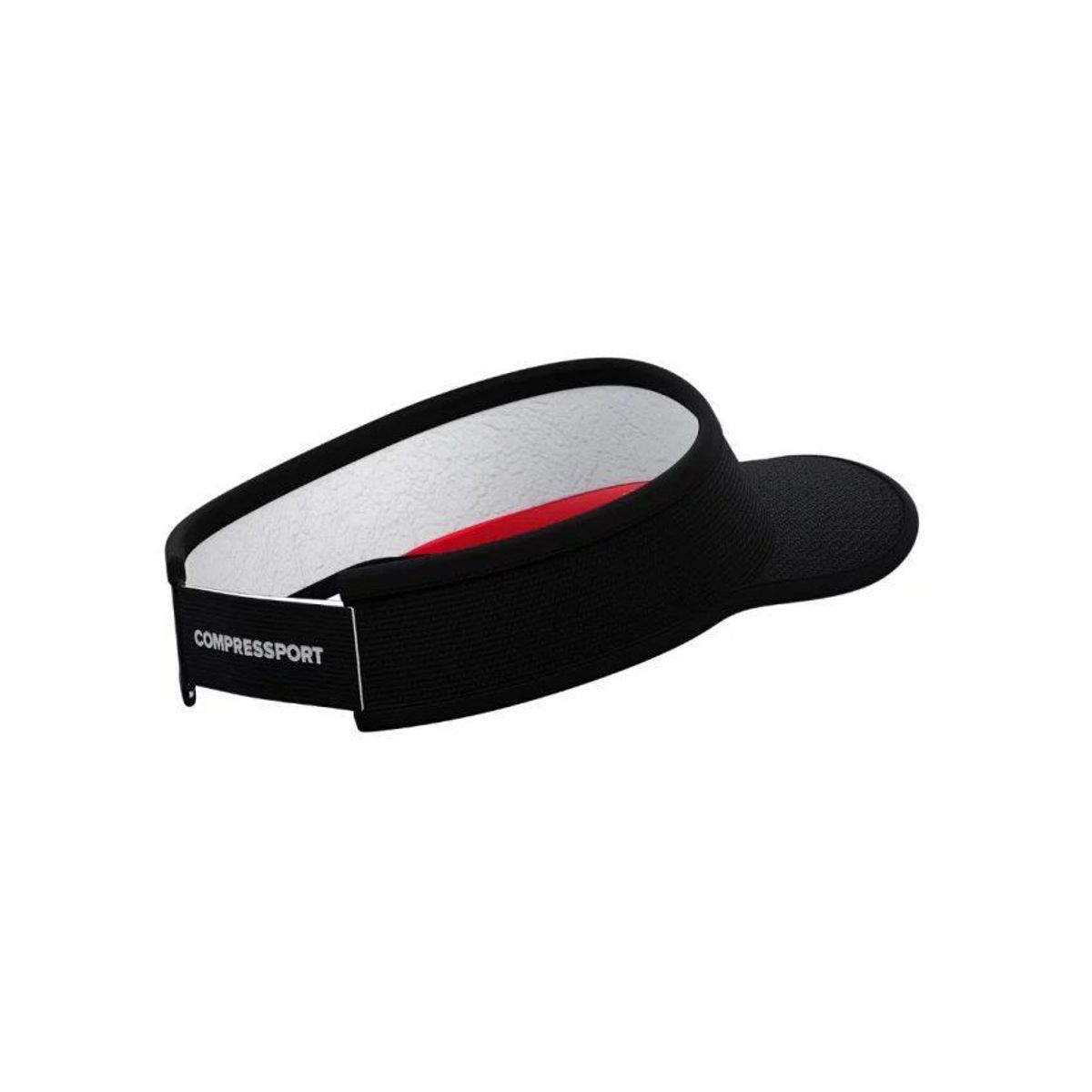 COMPRESSPORT - Visor Multisport Negro Diseño Ligero Y Transpirable