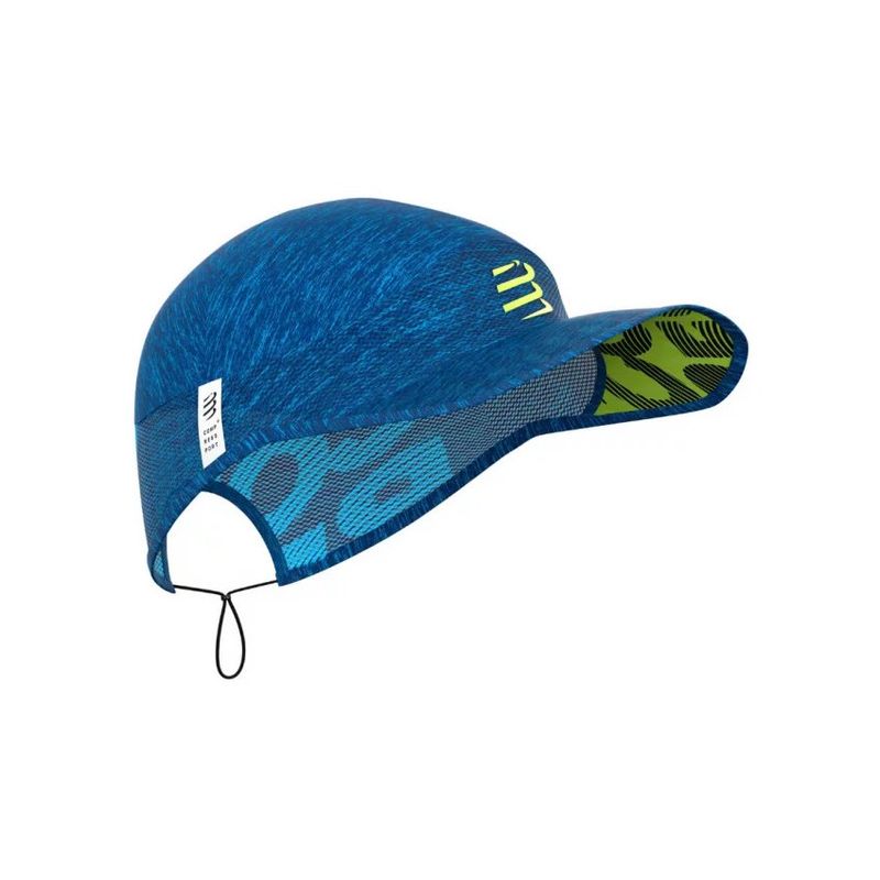 COMPRESSPORT - Gorra Multisport Azul Con Visera Ajustable Compressport