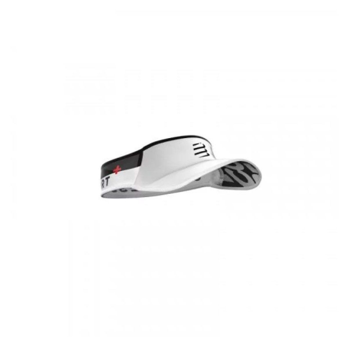 COMPRESSPORT - Visor Multisport Blanco De Máxima Protección Solar Compressport