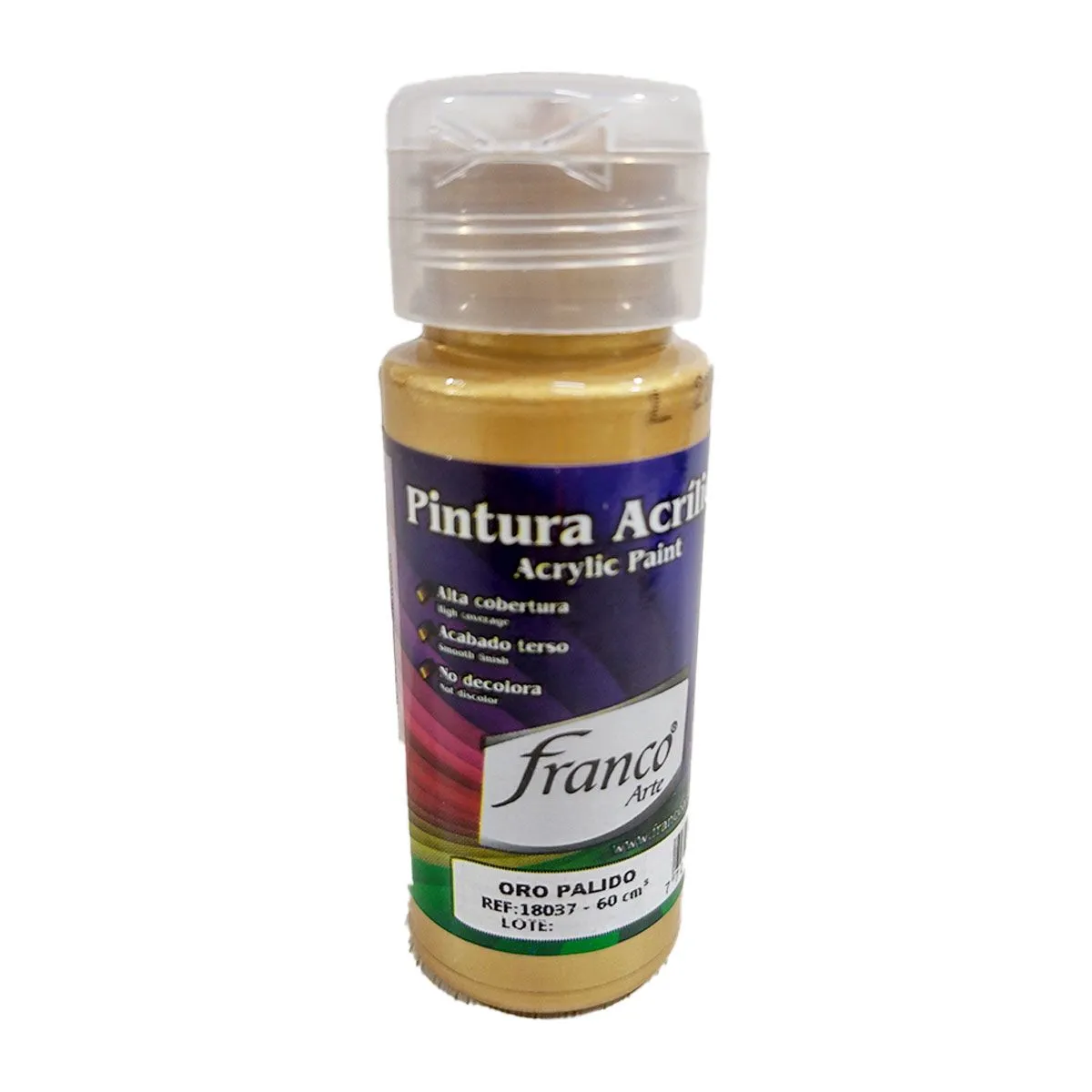 FRANCO ARTE - Pintura Acrílica Al Frío Franco Arte Metalizada Und X 60 Ml