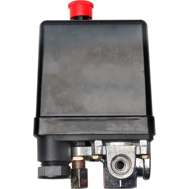 POWER - Presostato Automático De Botón 4 Vías 175PSI Para Compresor