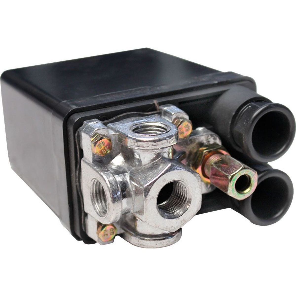 POWER - Presostato Automático De Botón 4 Vías 175PSI Para Compresor