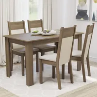 Juego de Comedor 4 Puestos Madesa $569.900 CMR