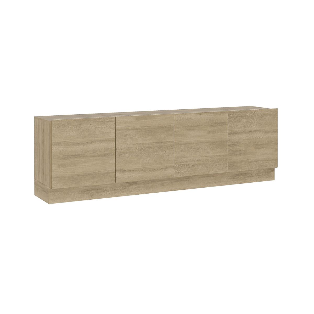 BERTOLINI - Mueble para TV 70" Mind en MDP 4 puertas Noce-