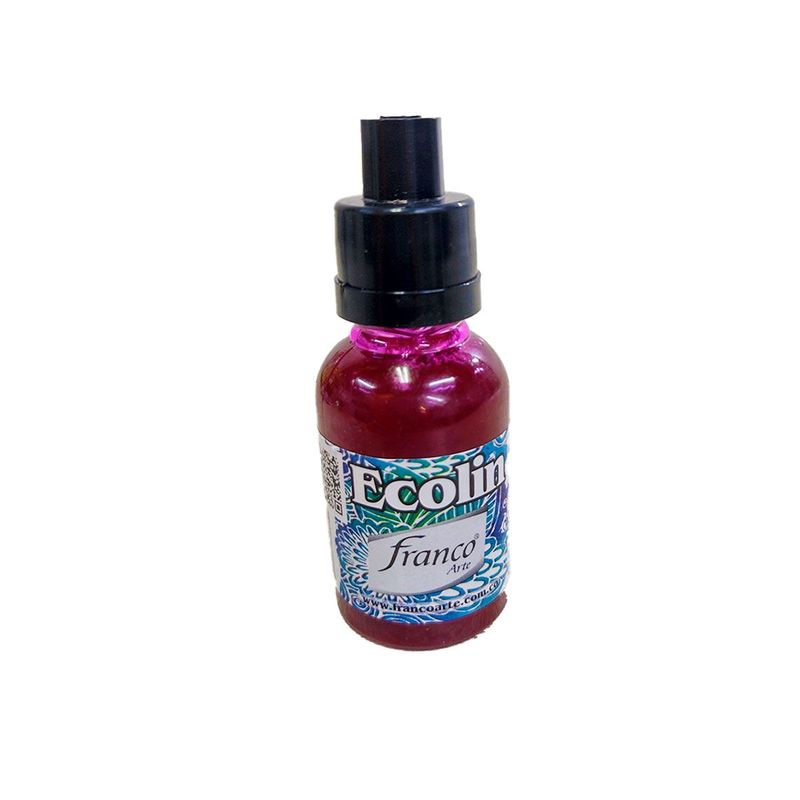 FRANCO ARTE - Acuarela Líquida, Ecolin X 30 Ml, Fucsia Franco Arte
