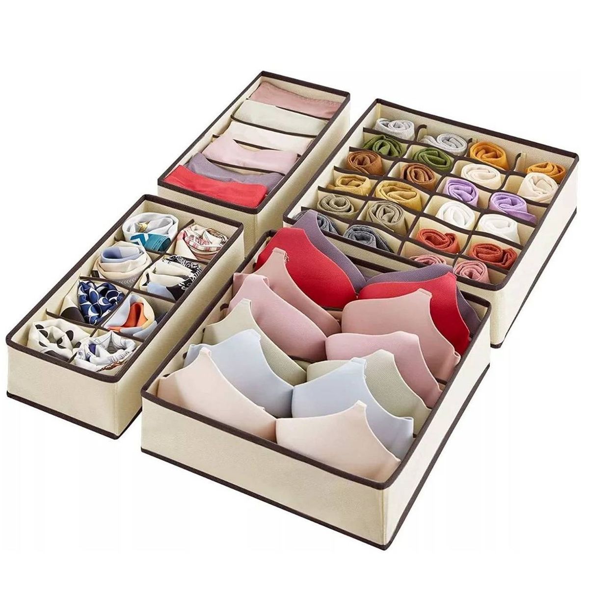 ONE PIXEL - Organizador De Ropa Interior Divisor Cajones Armario