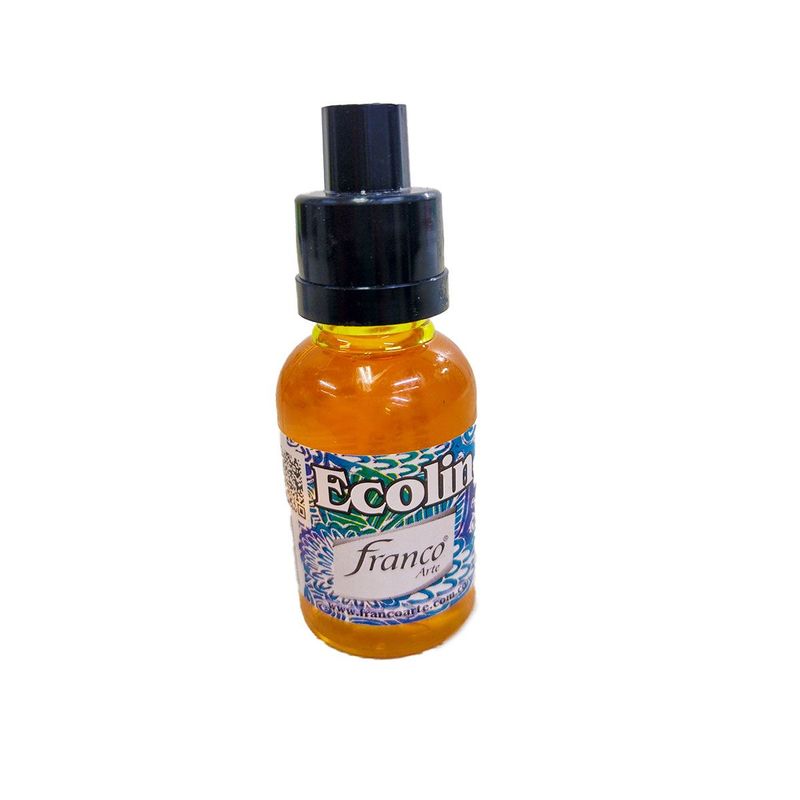 FRANCO ARTE - Acuarela Líquida, Ecolin X 30 Ml, Amarillo Franco Arte