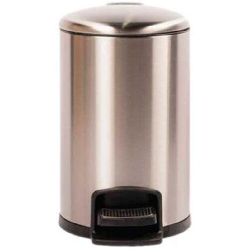 GENERICO - Caneca De Basura-Diseño Elegante-Acero Inoxidable -12 Litros