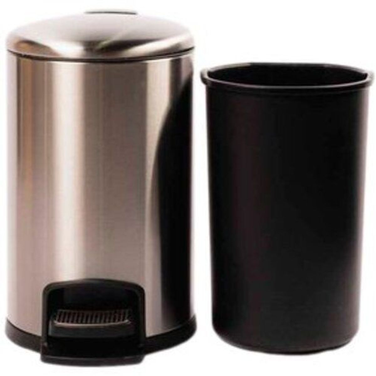 GENERICO - Caneca De Basura-Diseño Elegante-Acero Inoxidable -12 Litros