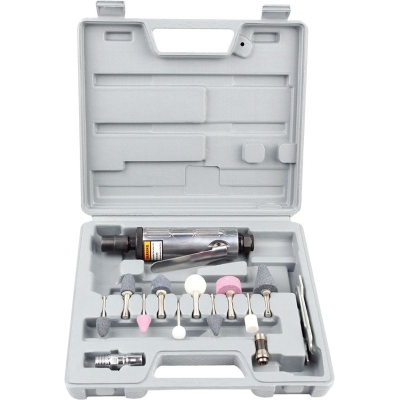 POWER - Motortool Mototool Neumático De ¼ Grande Trabajo Pesado Kit