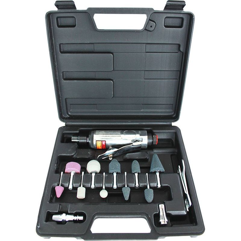 POWER - Motortool Mototool Neumático De ¼ Pequeño Trabajo Pesado Kit