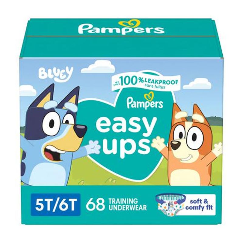 PAMPERS - Pañales Pampers Easy Ups 5T-6T 68 Unidades 448759