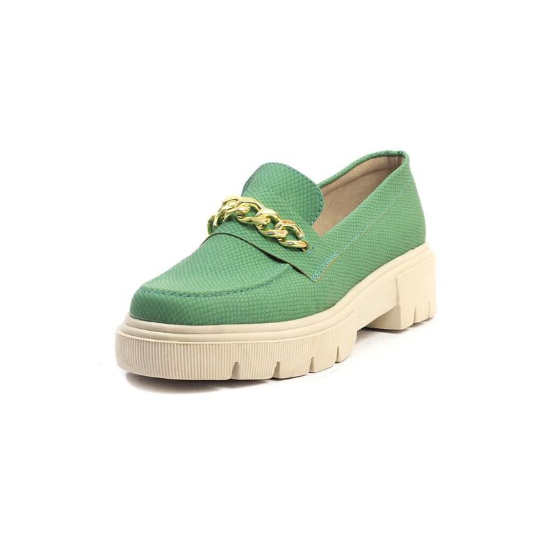 BALLERINA - Mocasín Verde Ballerinas Gabriela