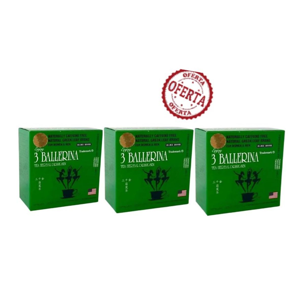 GENERICO - Promoción Te Ballerina Herbal Usa Invima x3
