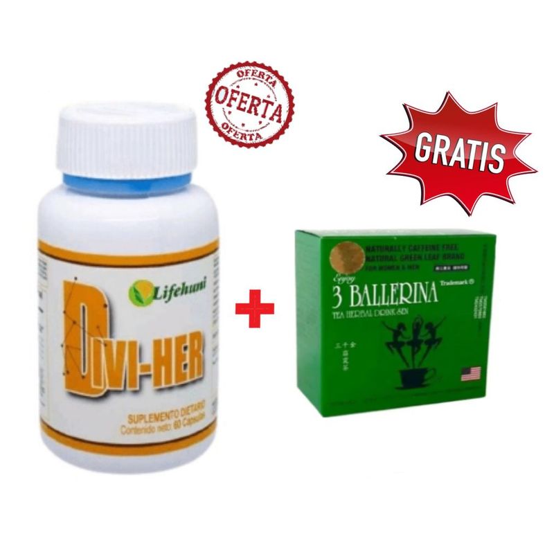LIFEHUNI - Promoción Divi-Her Lifehuni Suplementos Te Ballerina Herbal USA