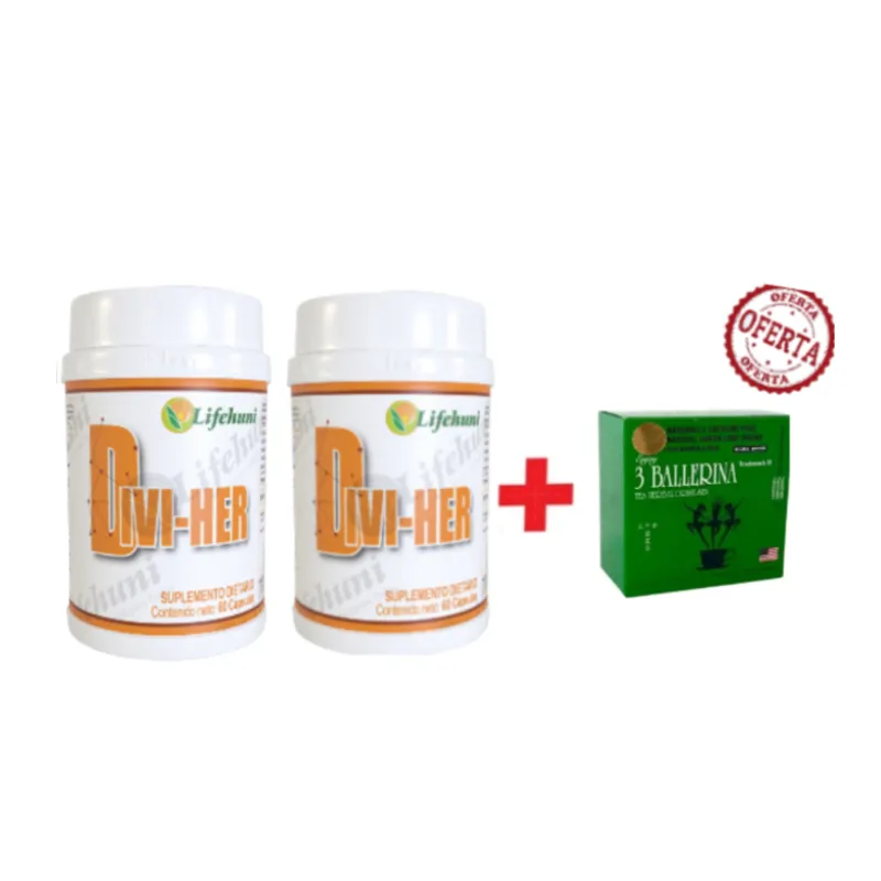 LIFEHUNI - Promoción Divi-Her Lifehuni Suplementos Te Ballerina Herbal USA x2
