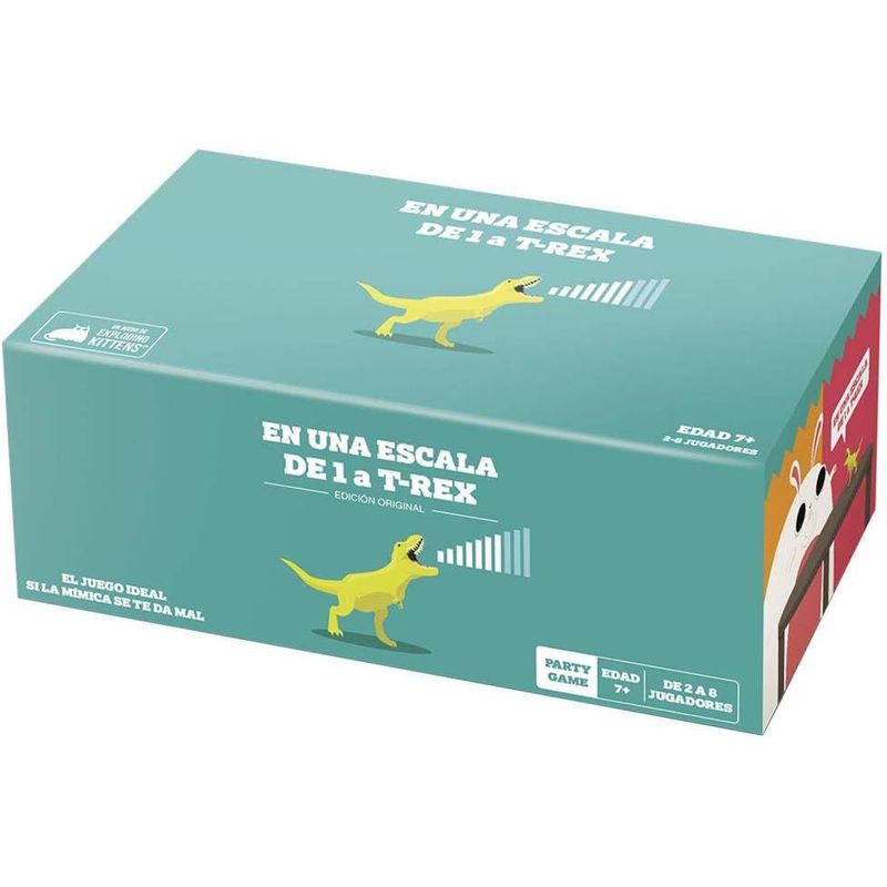 ASMODEE - Juego De Mesa Escala Del 1 Al T-rex Juego Para Adultos Niños