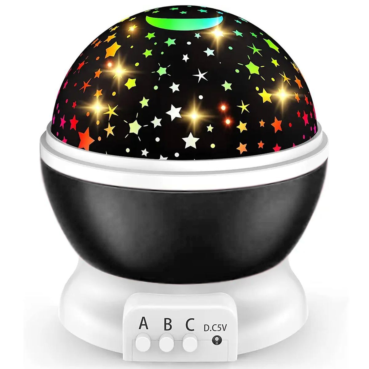 ENFANT'ASY - Proyector Lampara Para Niños 8 colores Luces LED Estrellas_.