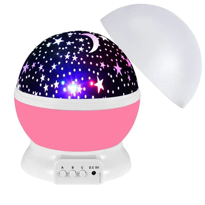 ENFANT'ASY - Proyector Lampara Para Niños 8 colores Luces LED Estrellas