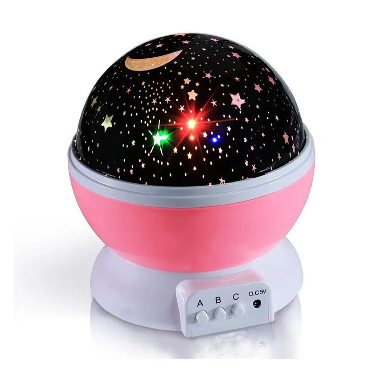 ENFANT'ASY - Proyector Lampara Para Niños 8 colores Luces LED Estrellas