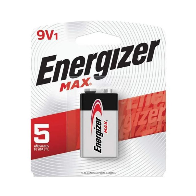 ENERGIZER - Pila Bateria Alcalina Max 9v1 Energizer 9v 522BPLA 337700