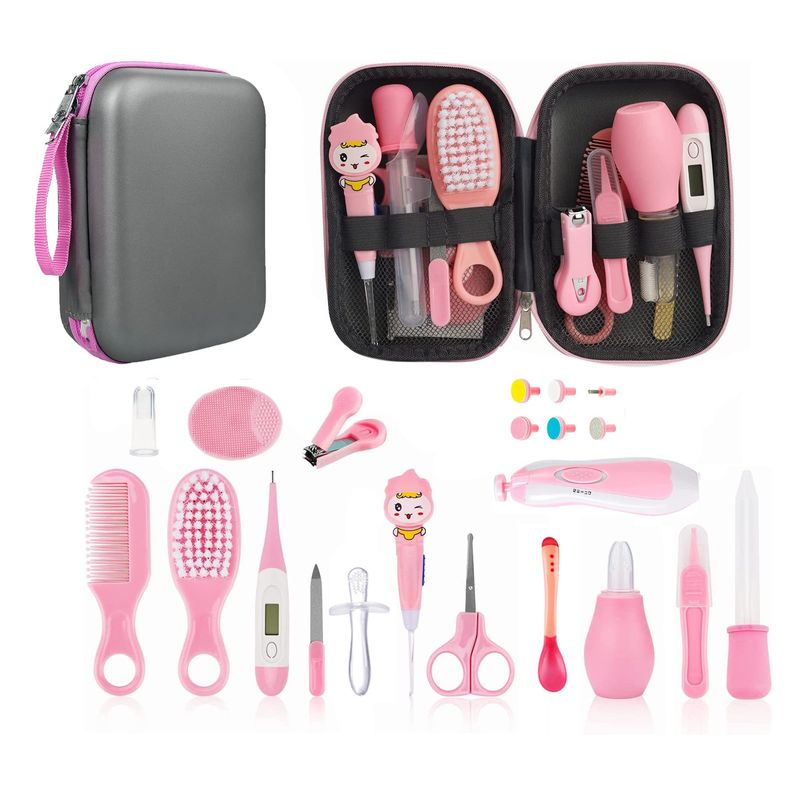 GENERICO - Kit de Aseo para Bebe y Cuidado de la salud 21 Pcs - Estuche