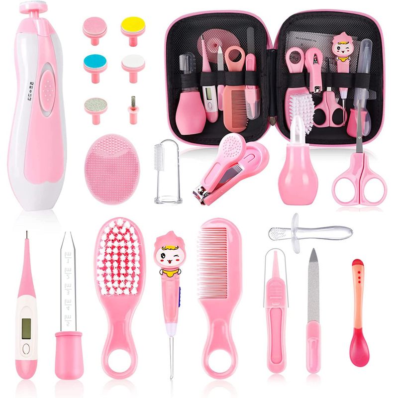 GENERICO - Kit de Bebe y Cuidado de la salud 21 Pcs - Estuche Rosa
