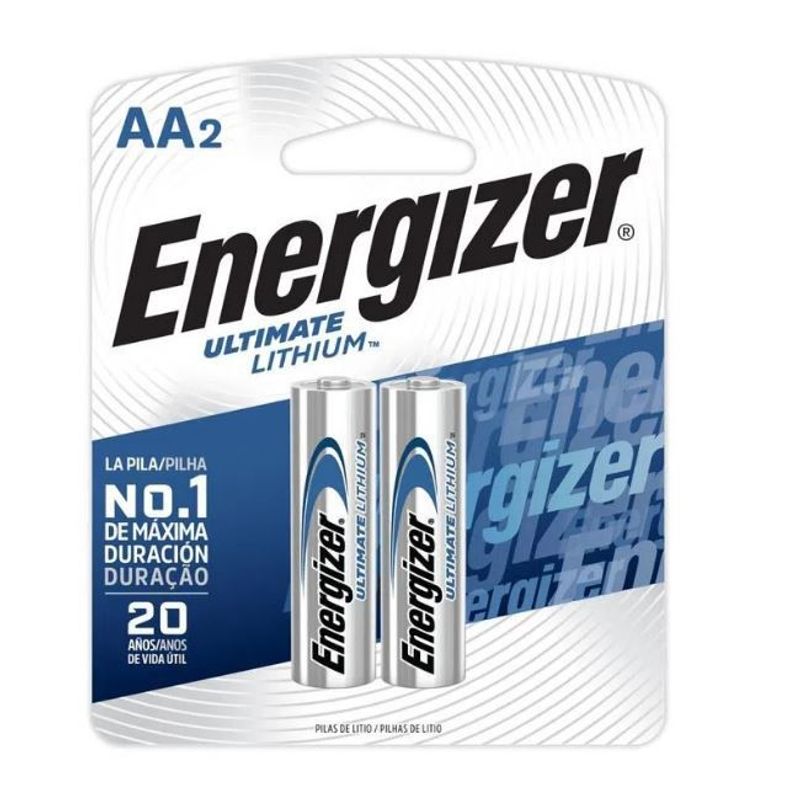 ENERGIZER - Pila Energizer Aa Larga Duración Ultimate Lithium L91BP-2 2114