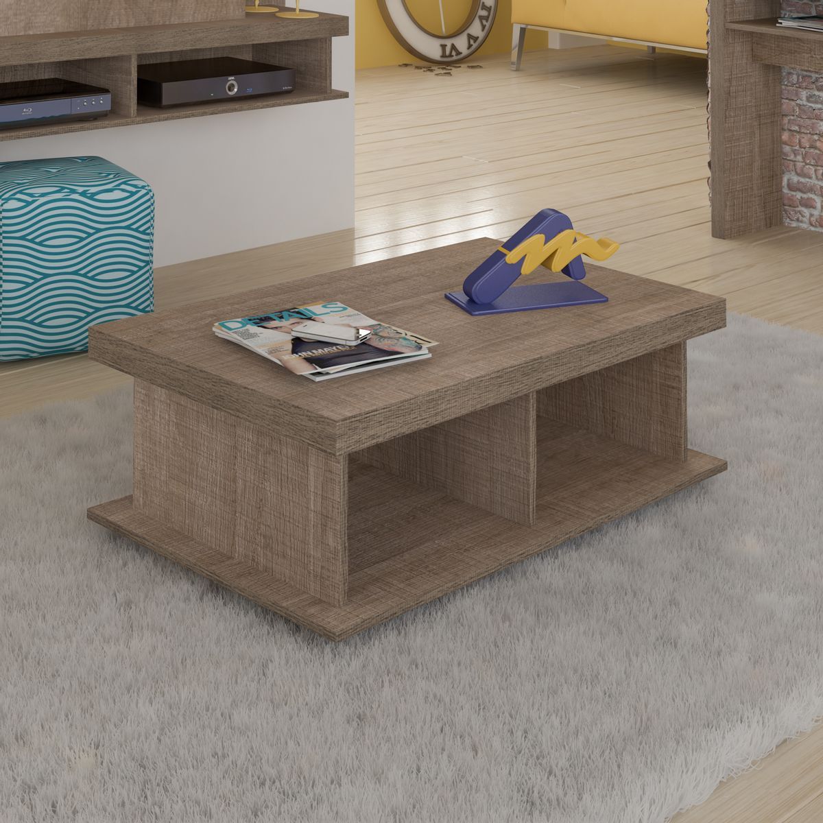 BERTOLINI - Mesa Centro Bertolini Dunas Canela