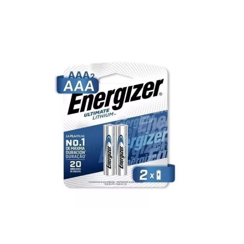 ENERGIZER - pila  energizer aaa larga duración ultimate lithium L92BP-2/2115