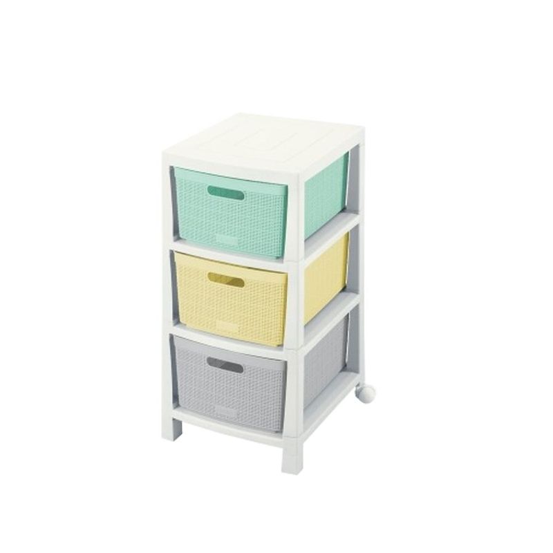 RIMAX - Cajonero Fique 3 Gavetas Rimax Bebe