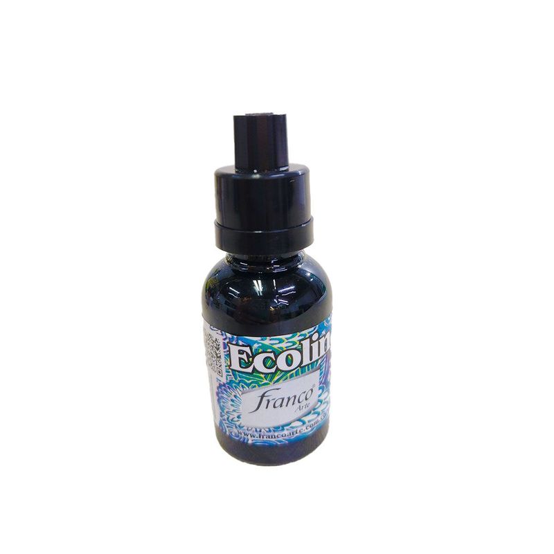 FRANCO ARTE - Acuarela Líquida, Franco Arte Ecolin Negro X 30 Ml