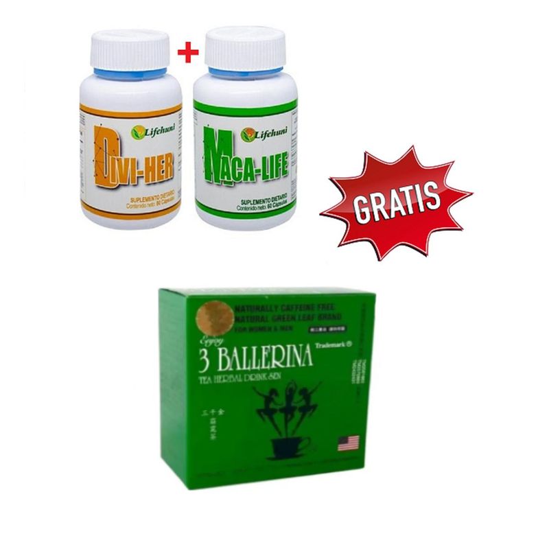 LIFEHUNI - Promoción Divi-HerMaca Life Suplementos Te Ballerina Herbal Usa