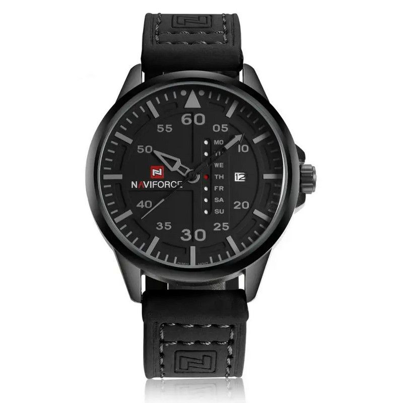 NAVIFORCE - Reloj Naviforce Original Nf 9074 Cuero Hombre + Estuche