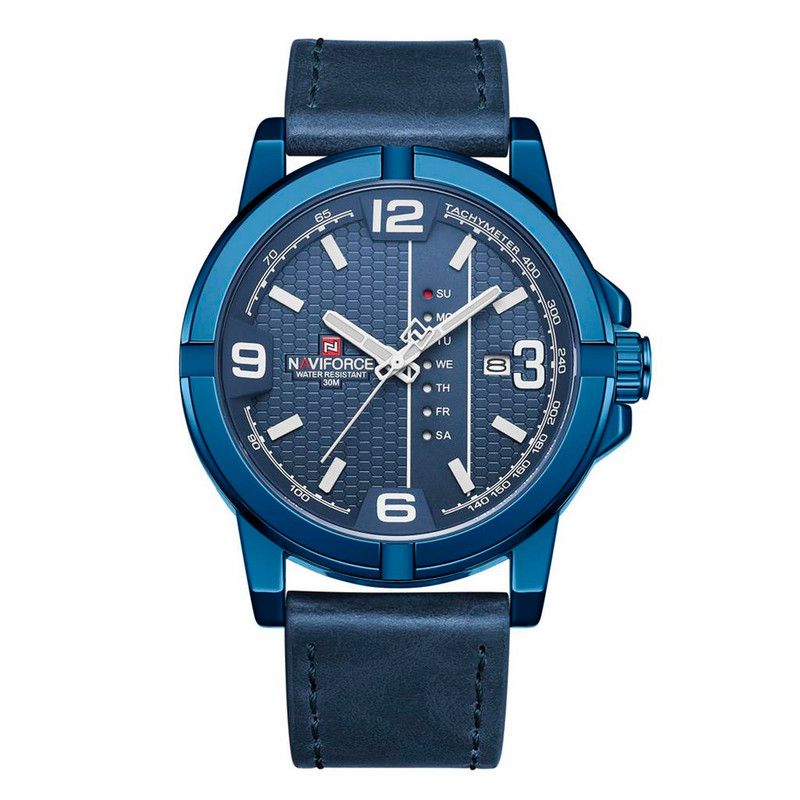 NAVIFORCE - Reloj Naviforce Original Nf 9177 Casual Cuero + Estuche