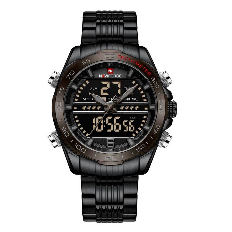 NAVIFORCE - Reloj Naviforce Original Nf 9195 Acero Inoxidable + Estuche