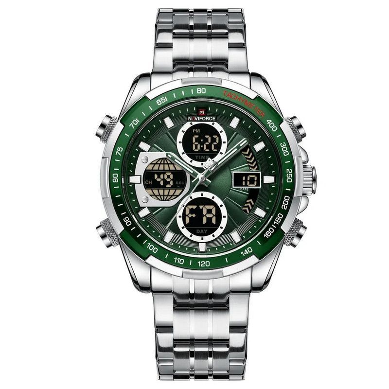 NAVIFORCE - Reloj Naviforce Original Nf 9197 Acero Inoxidable + Estuche